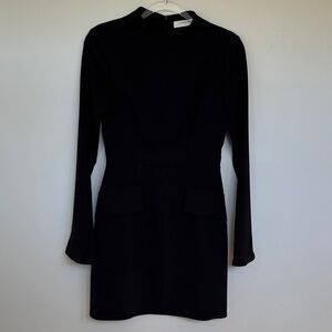 Commense Black Long Sleeve Dress
